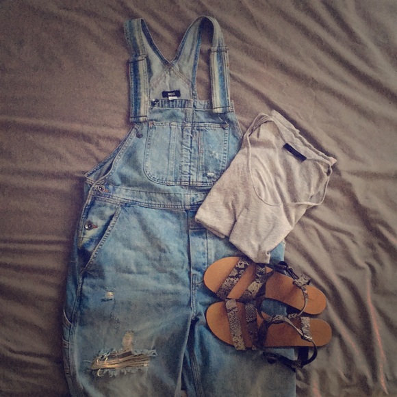 vintage style overalls